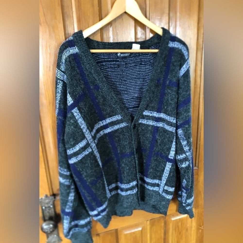 Vtg Bronzini Button Up Cardigan